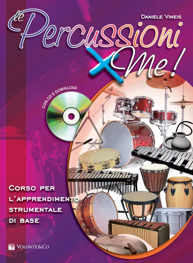 Volonte & Co Le Percussioni x Me! škola pro bicí s CD
