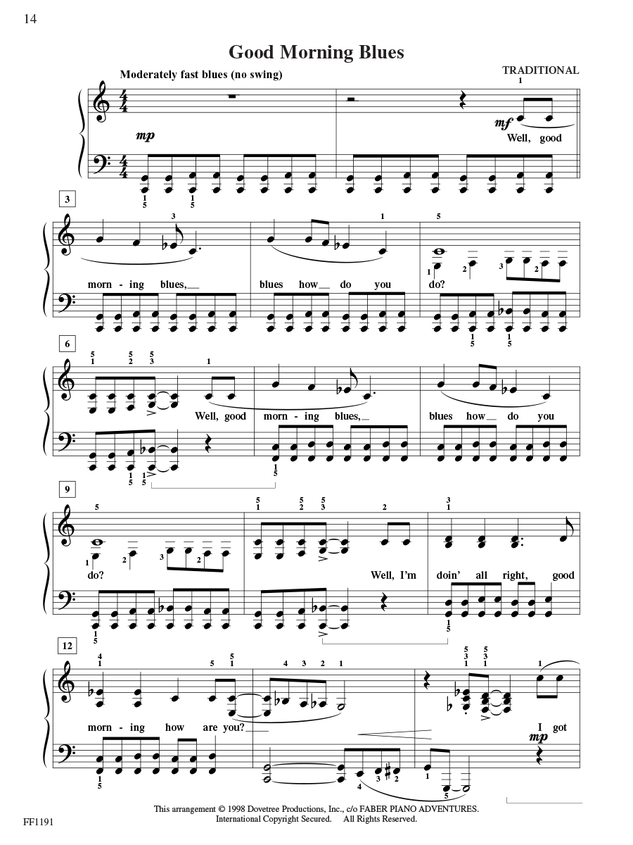 Faber Piano Adventures BigTime Piano Favorites noty pro klavír pro mírně pokročilé