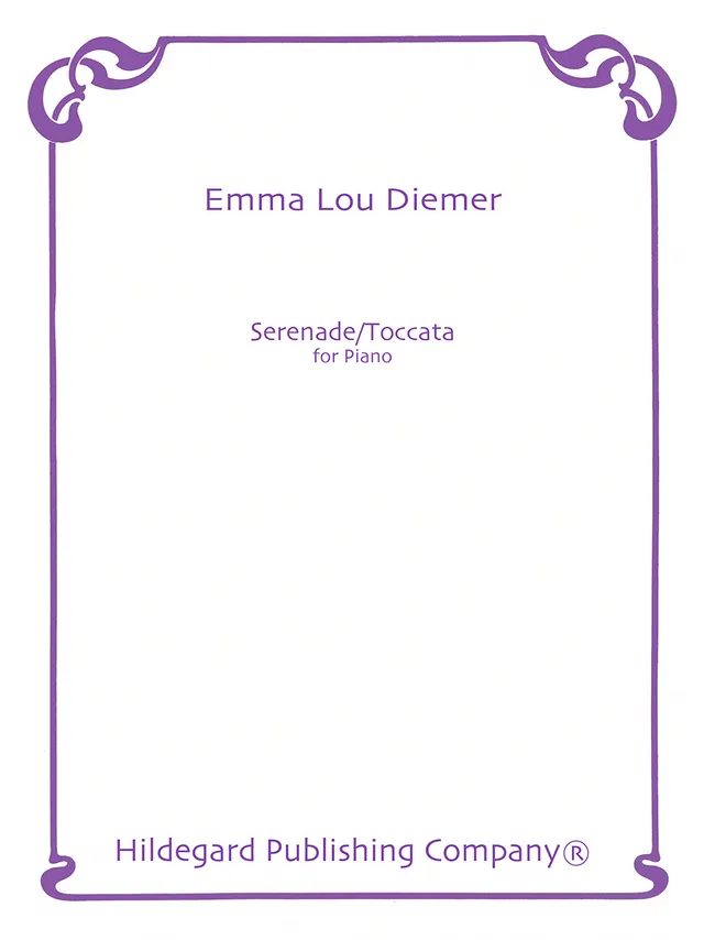 Hildegard Publishing Emma Lou Diemer Serenade Toccata noty klavír