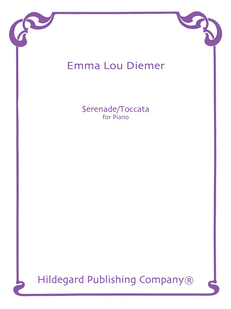 Hildegard Publishing Emma Lou Diemer Serenade Toccata noty klavír