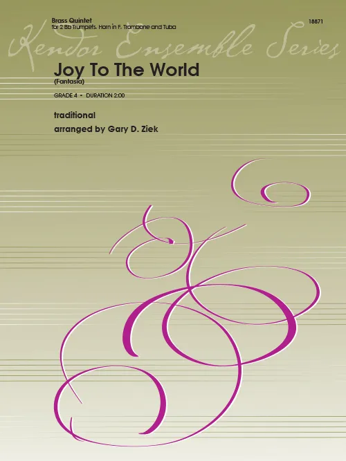 Kendor Music Joy To The World noty kvintet grade 4