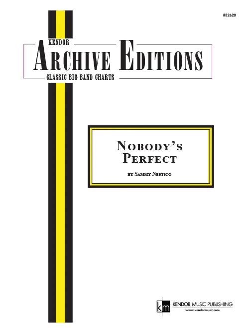 Kendor Music Nobody’s Perfect noty pro big band fast swing