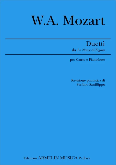 Armelin Musica Duetti Nozze di Figaro noty pět duet