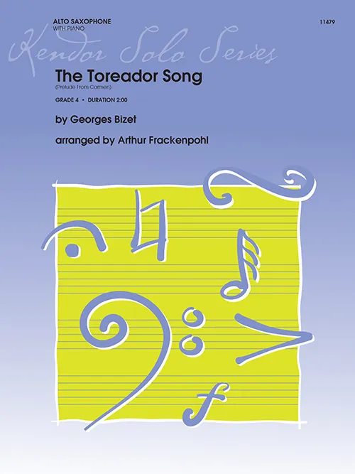 Kendor Music The Toreador Song noty alt saxofon sólo