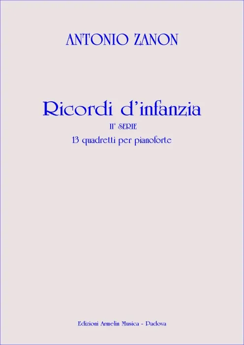 Armelin Musica Ricordi d’infanzia IIa Serie klavírní noty pro děti