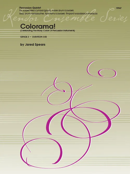 Kendor Music Colorama noty pro bicí soubor grade 3