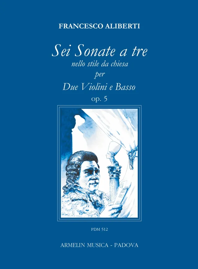 Armelin Musica Sei Sonate a tre op. 5 noty pro housle a continuo