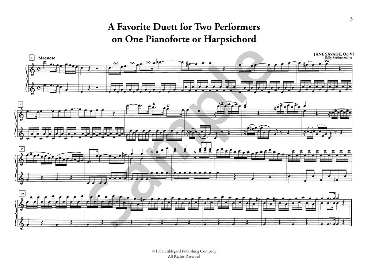 Hildegard Publishing Company Music for One Piano 4 Hands noty dueta