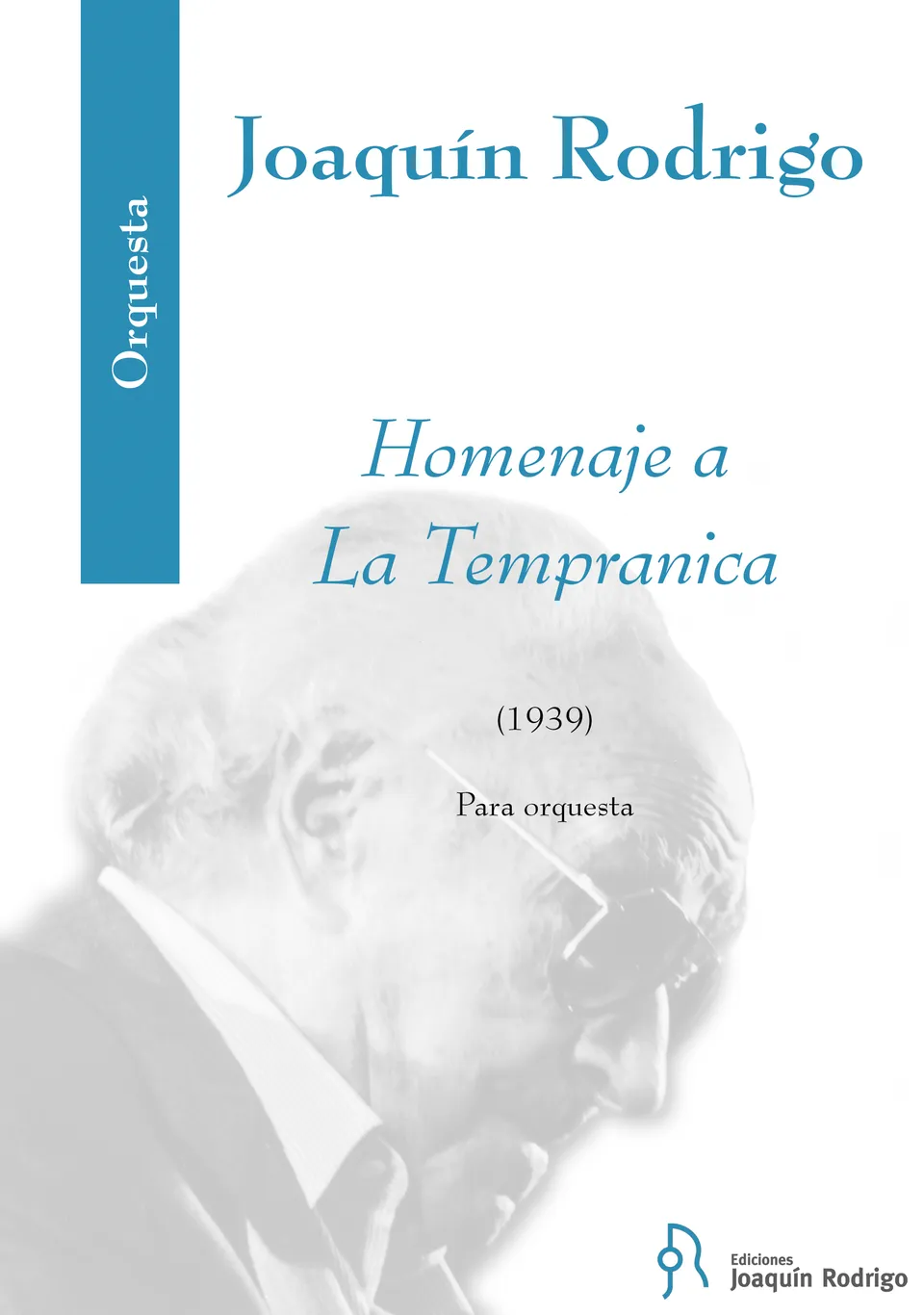 Ediciones Joaquín Rodrigo Homenaje a La Tempranica noty orchestr