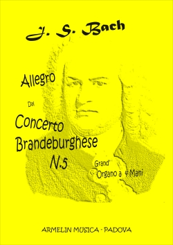 Armelin Musica Allegro dal Concerto Brandeburghese n. 5 studijní noty