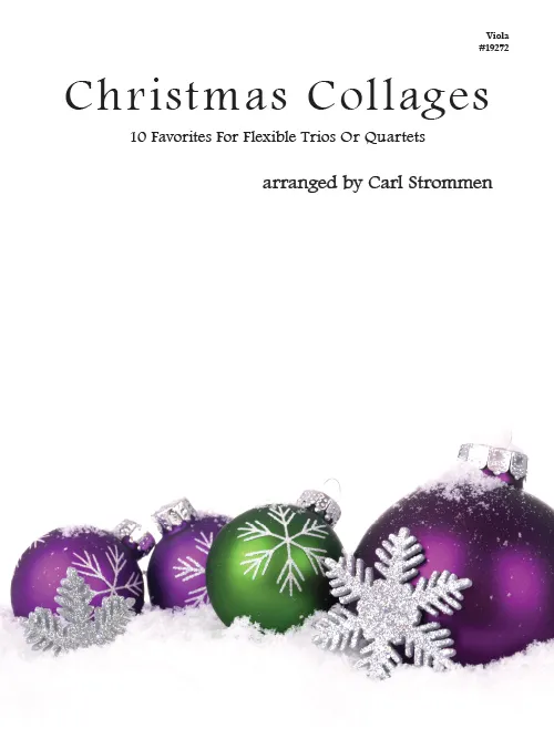 Kendor Music Christmas Collages noty pro violu trio
