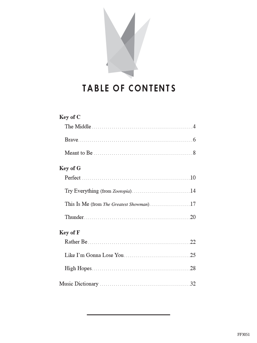 Faber Piano Adventures ChordTime Hits noty level 2B