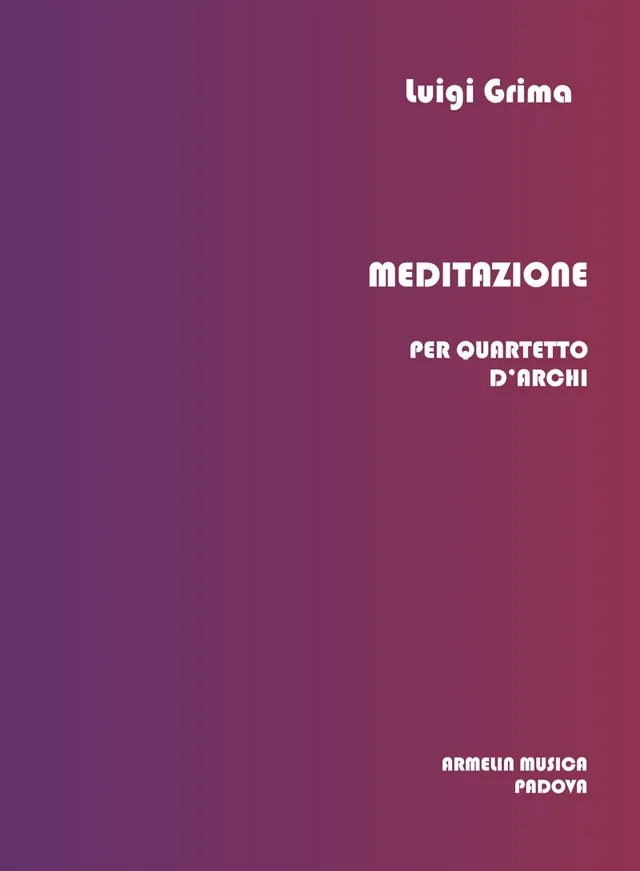 Armelin Musica Meditazione noty pro varhany