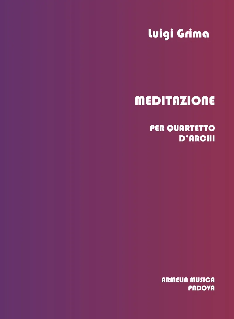Armelin Musica Meditazione noty pro varhany