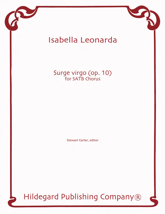 Hildegard Publishing Surge Virgo noty pro SATB sbor Leonarda
