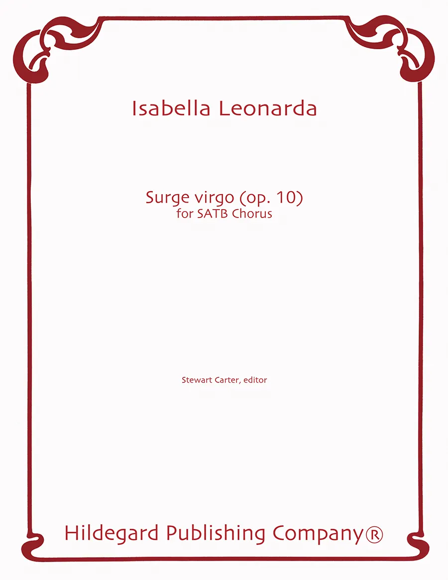 Hildegard Publishing Surge Virgo noty pro SATB sbor Leonarda