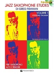 Volonte & Co Jazz Saxophone Etudes noty pro saxofon s CD