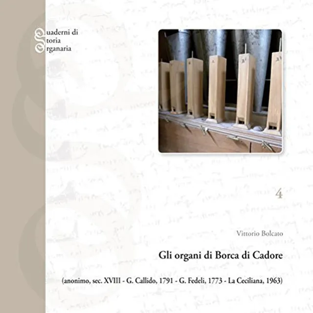 Armelin Musica Gli organi della Pieve di San Martino a Valle di Cadore publikace