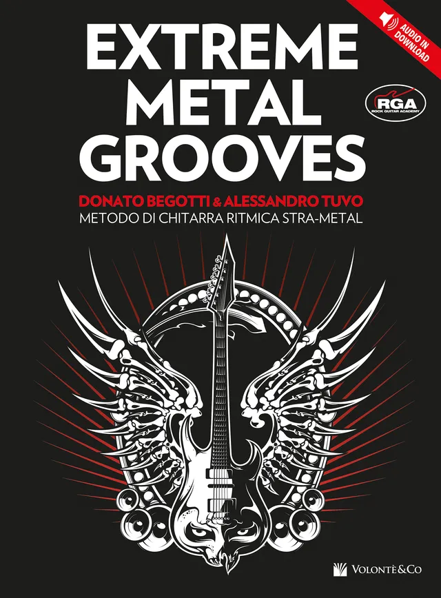 Volonte & Co Extreme Metal Grooves noty pro bicí s audio