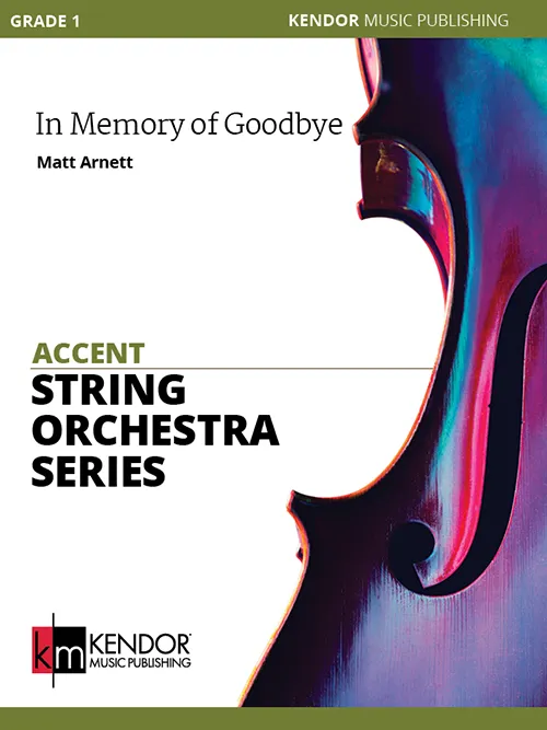 Kendor Music In Memory of Goodbye noty pro orchestr snadné