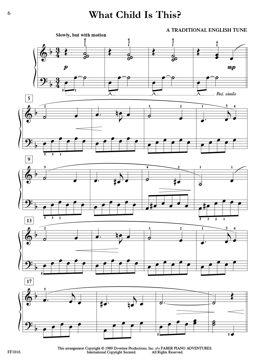 Faber BigTime Piano Christmas noty klavír vánoční