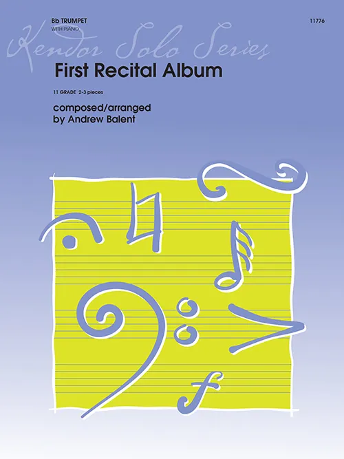Kendor Music First Recital Album noty trubka klavír 11 kusů