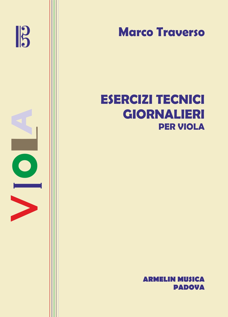 Armelin Musica Esercizi tecnici giornalieri per viola noty pro violu