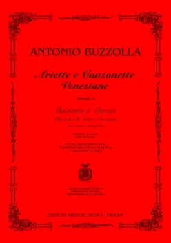 Armelin Musica Ariette e Canzonette Veneziane 4 zpěv noty