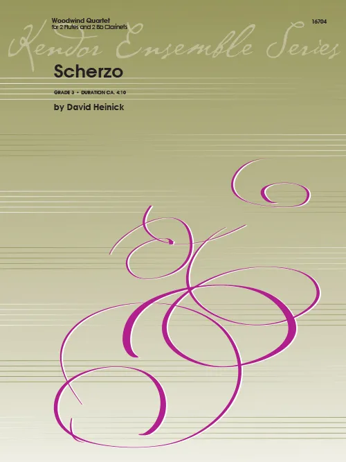 Kendor Music Scherzo kvintet 2 flétny 2 klarinety