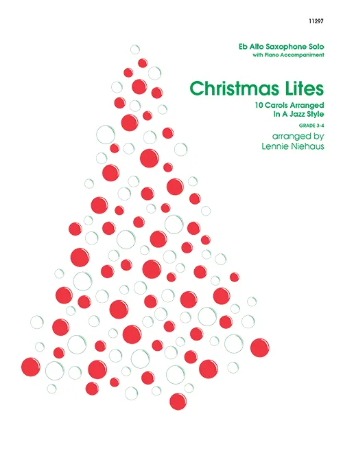 Kendor Music Christmas Lites alt saxofon noty s klavírem jazz