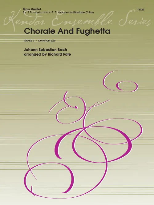 Kendor Music Chorale And Fughetta noty pro žesťový kvintet