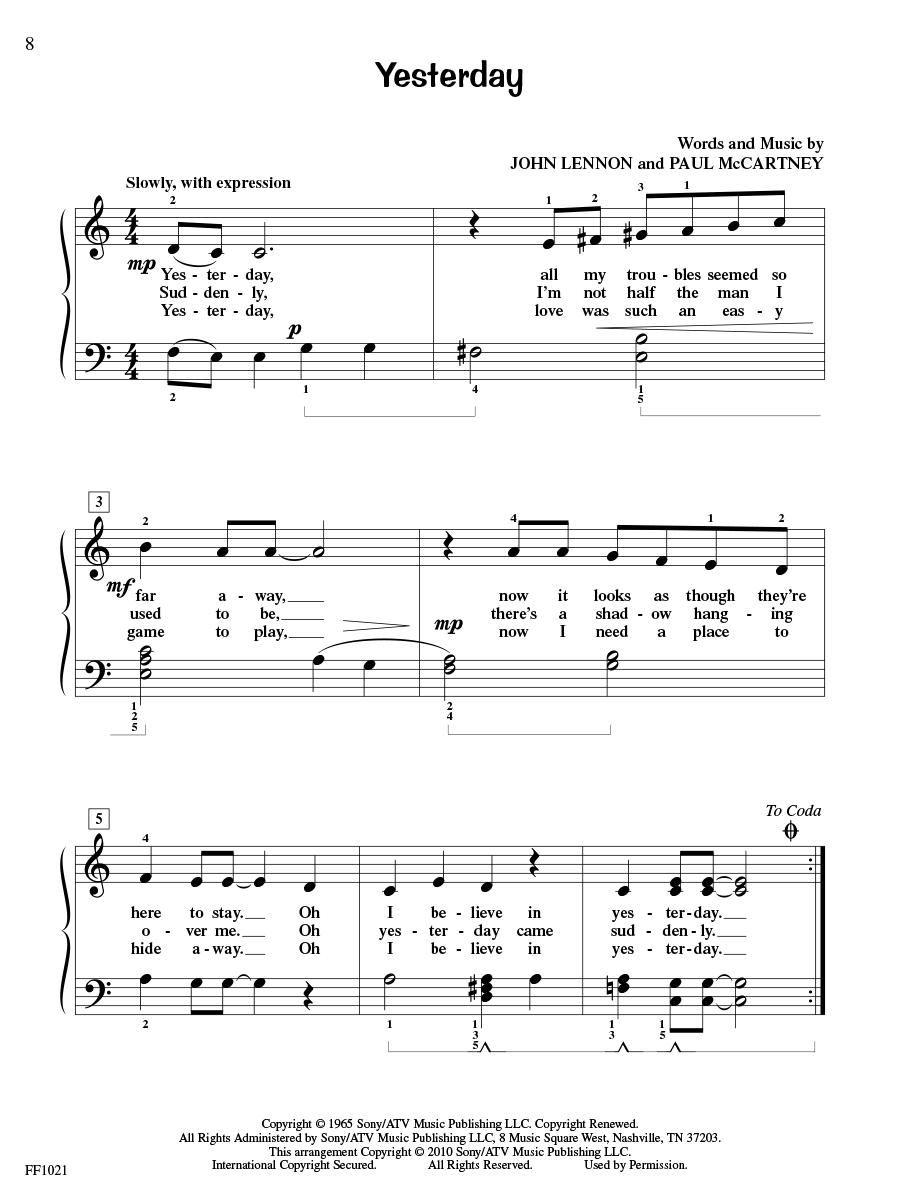 Faber ChordTime Piano Rock n Roll noty pro klavír 2B