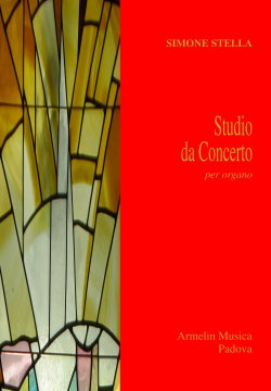Armelin Musica Studio da concerto per organo noty