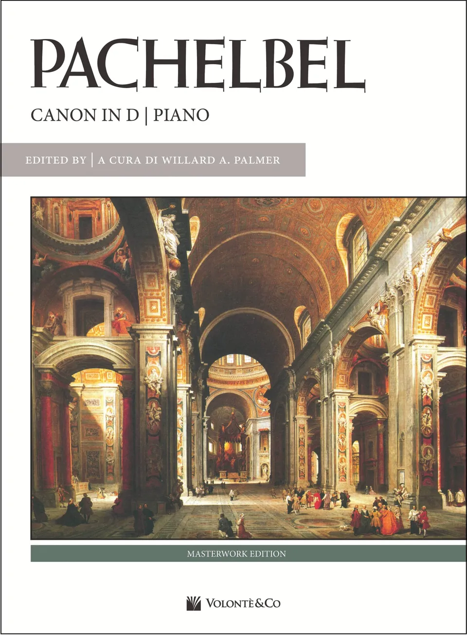 Volonte & Co Canone in Re Maggiore noty pro klavír