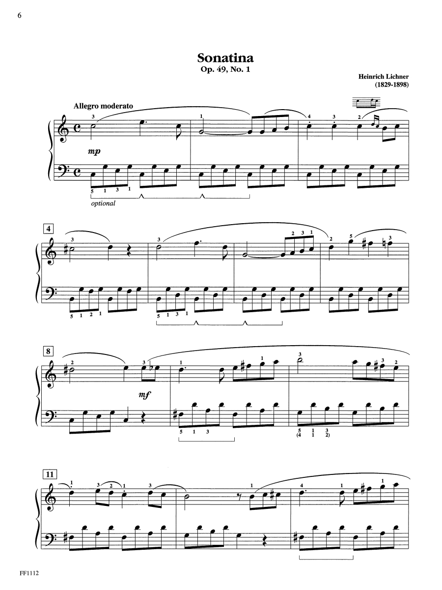 Faber Piano Sonatinas Book 3 sonatiny Beethoven Mozart