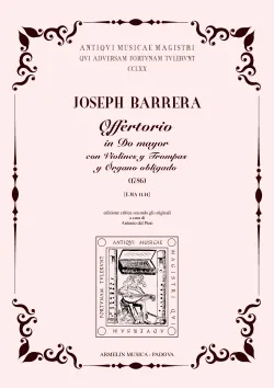 Armelin Musica Offertorio in Do Mayor 1786 noty pro výuku