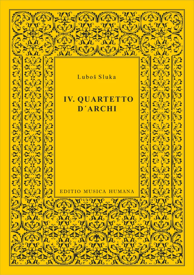 Editio Musica Humana IV. Quartetto smyčcový kvartet noty