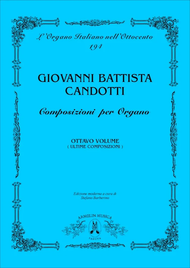 Armelin Musica Composizioni per Organo vol. 8 noty pro varhany