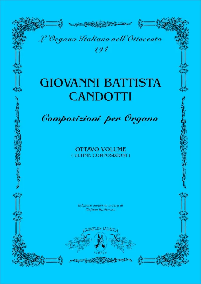 Armelin Musica Composizioni per Organo vol. 8 noty pro varhany