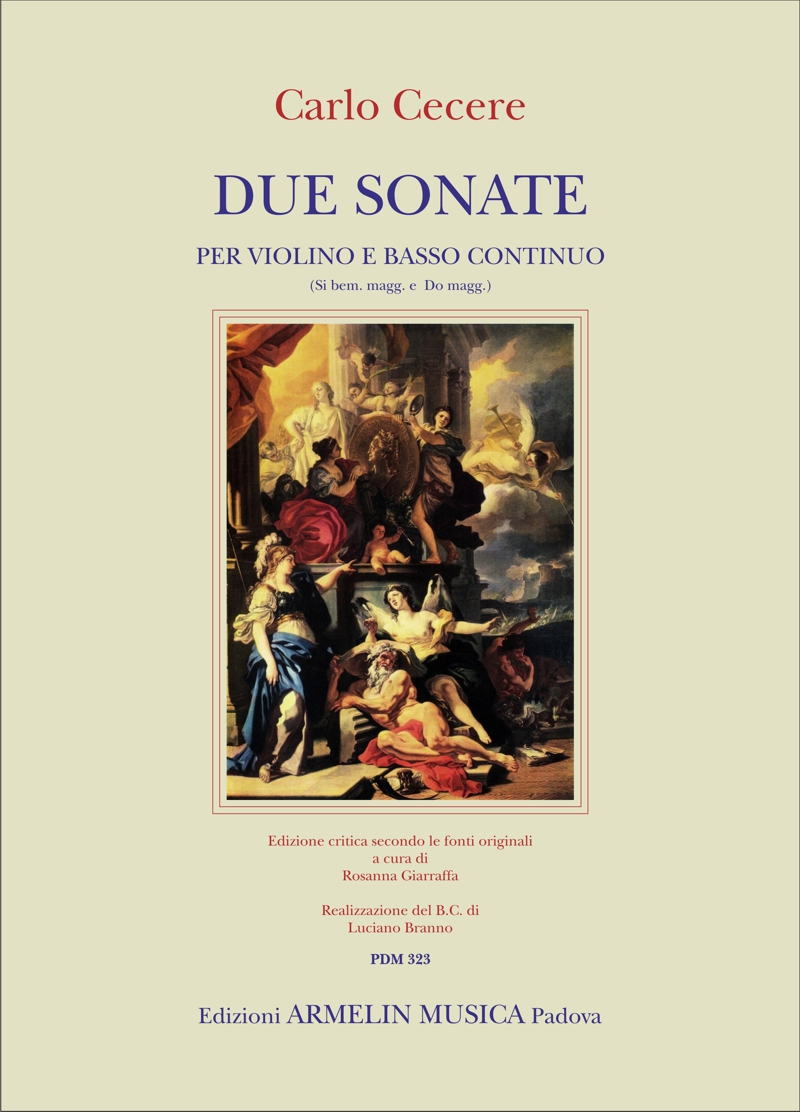 Armelin Musica Due sonate violino basso noty 2 sonáty