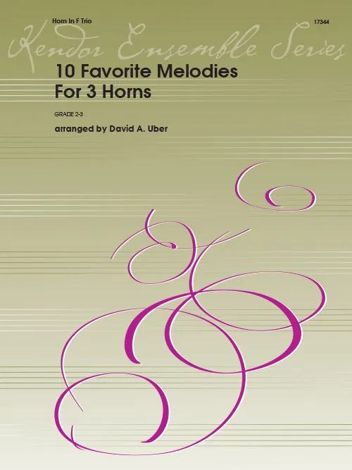 Kendor Music 10 Favorite Melodies noty pro 3 lesní rohy
