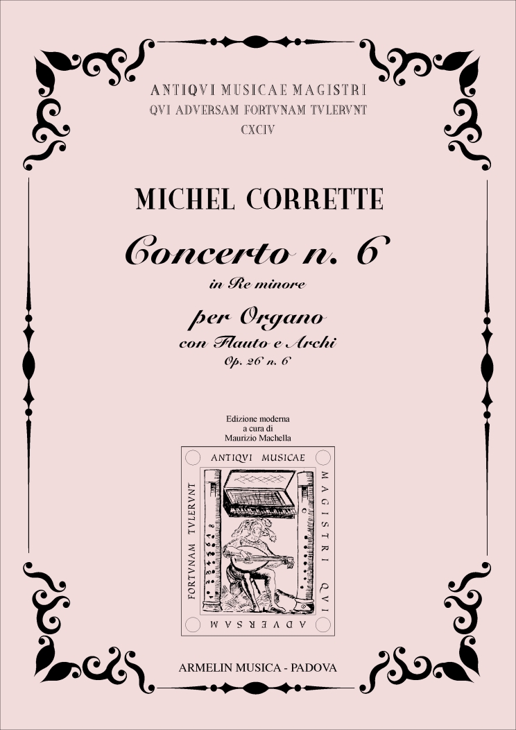 Armelin Musica Concerto n. 6 D moll op. 26/6 noty sólový koncert