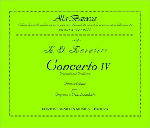 Armelin Musica Concerto IV noty koncertní vydání