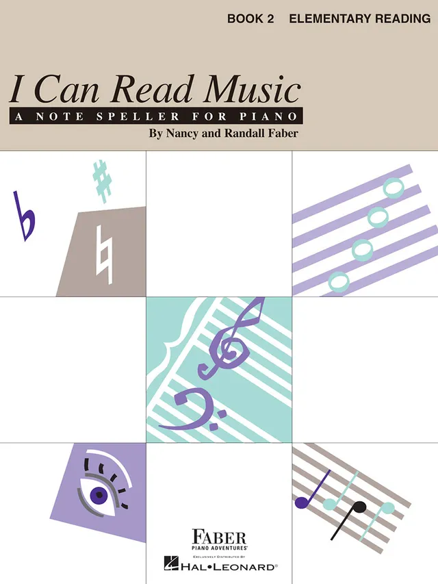 Faber I Can Read Music Book 2 cvičení čtení not