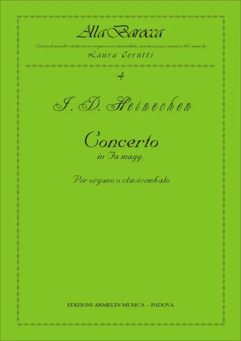 Armelin Musica Concerto in Fa noty