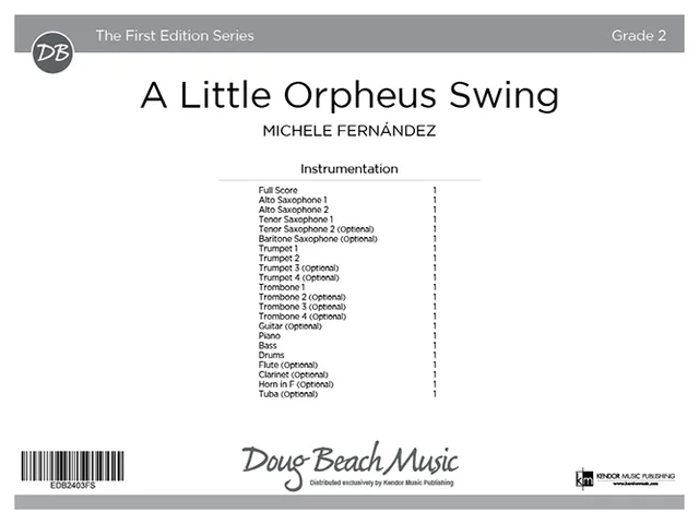 Kendor Music A Little Orpheus Swing partitura pro orchestr