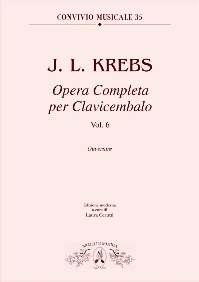 Armelin Musica Opera completa per clavicembalo 6 noty pro cembalo