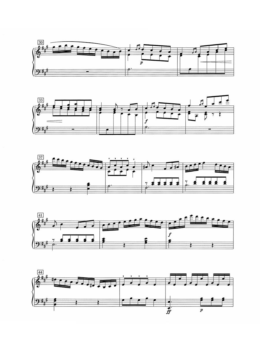 Hildegard Publishing Company Sonata Piano Forte Dussek digitální noty klavír