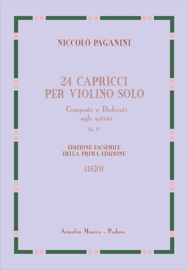 Armelin Musica 24 Capricci noty pro housle