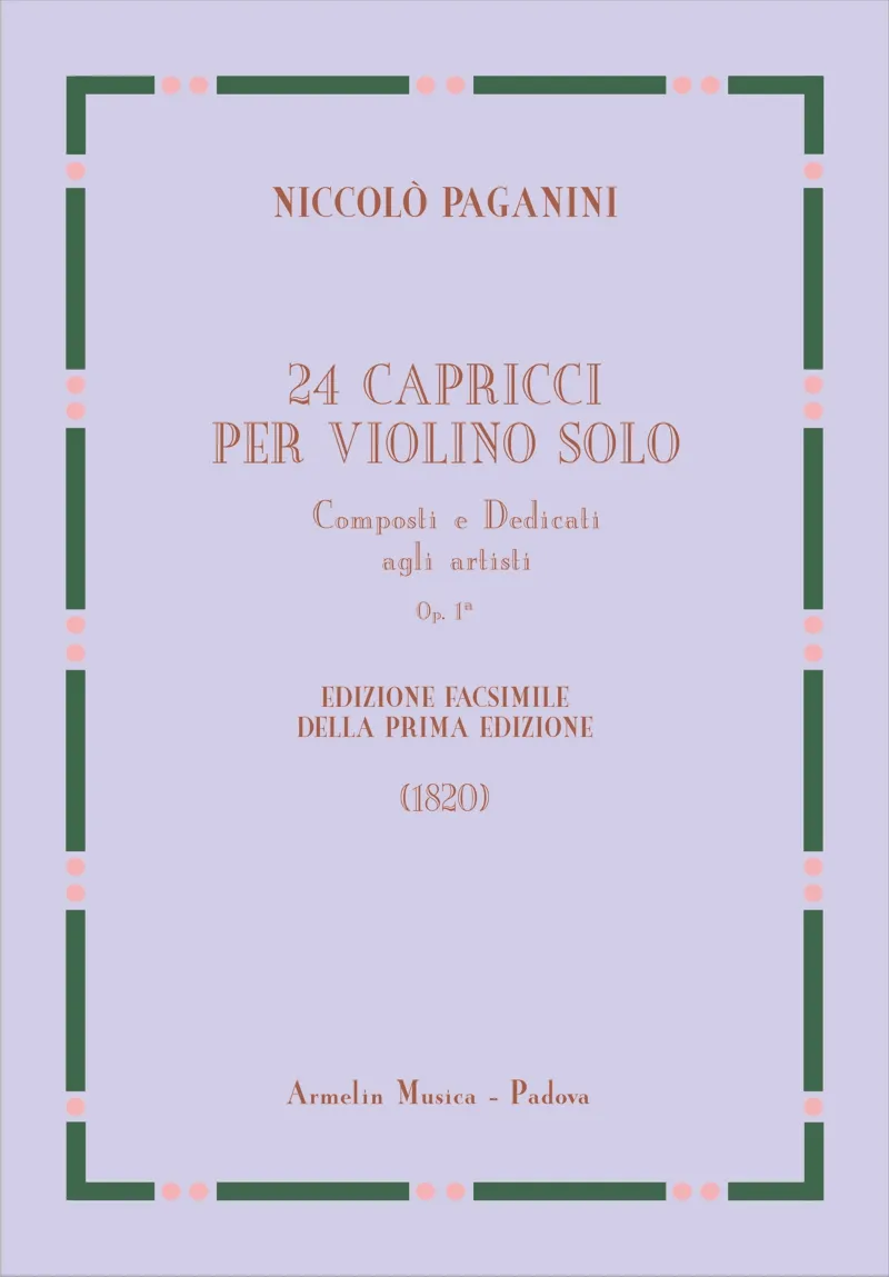 Armelin Musica 24 Capricci noty pro housle